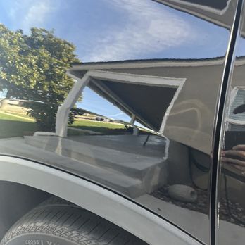 California Dent Co. Paintless Dent Removal - After. No more dent in the crease! - Mobile Dent Repair Near Me - Tustin, California
