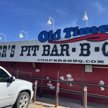 Cooper's Old Time Pit Bar-B-Que - ows a truck parked in front of the building - Barbeque Near Me - Llano, Texas Cooper's Old Time Pit Bar-B-Que - ows a truck parked in front of the building - Barbeque Near Me - Llano, Texas