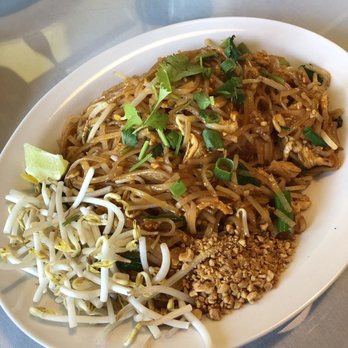 Simply Thai - Pad Thai with chicken - deeelish! - Thai Near Me - Keller, Texas Simply Thai - Pad Thai with chicken - deeelish! - Thai Near Me - Keller, Texas