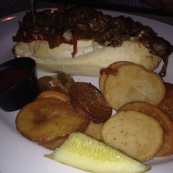 Oceans & Ale - Classic cheesesteak - Seafood Near Me - Williamsburg, Virginia Oceans & Ale - Classic cheesesteak - Seafood Near Me - Williamsburg, Virginia