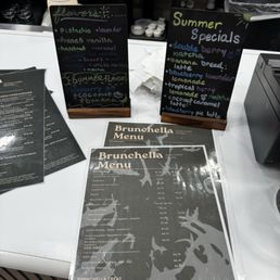 Drink menu