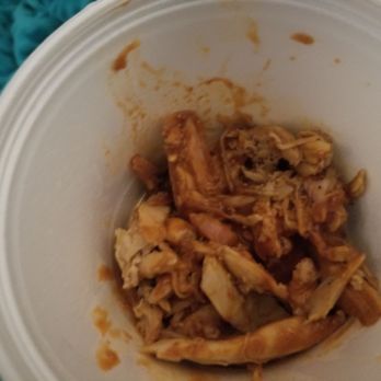 Buddy's Bar-B-Que Emory Rd - This was the order of half a pound of pulled chicken I got tonight at the drive thru. Thanks. Not to mention I paid full price. - Barbeque Near Me - Powell, Tennessee