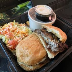 Loretta Eagan's T90 - Burger Dip w/ mushrooms