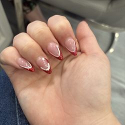Elegant Nails and Spa - Christmas acrylic nails