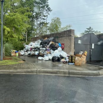 Cypress River Apartments - The continuing build up of trash OUTSIDE of the perfectly good dumpster... these pictures just go to show how poorly the property is kept. - Apartments Near Me - Ladson, South Carolina