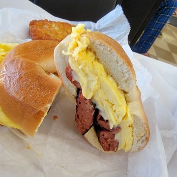 Malin's Market and Deli - Hot sausage and egg bagel - Grocery Near Me - Newark, Delaware Malin's Market and Deli - Hot sausage and egg bagel - Grocery Near Me - Newark, Delaware