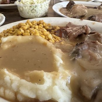 Chick N Coop - Roast beef dinner with mashed potatoes and corn, au jus and gravy. Cole slaw in the back - Sandwiches Near Me - Daly City, California Chick N Coop - Roast beef dinner with mashed potatoes and corn, au jus and gravy. Cole slaw in the back - Sandwiches Near Me - Daly City, California