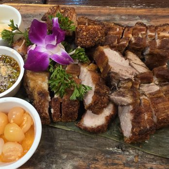 HEM Kitchen And Bar - Crispy Pork Belly - Vietnamese Near Me - Houston, Texas