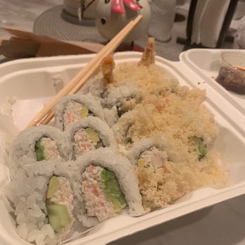 ROLLS N MORE - California and shrimp crunchy tempura roll - Asian Fusion Near Me - Rialto, California ROLLS N MORE - California and shrimp crunchy tempura roll - Asian Fusion Near Me - Rialto, California