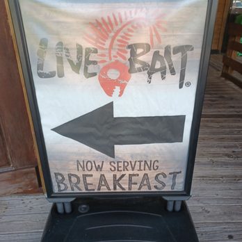 Live Bait - Giving these folks a try for breakfast. Happy taco Tuesday my friends! - Bars Near Me - Orange Beach, Alabama