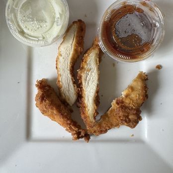 Richmond Republic Draught House - "Chicken strips". Not technically wrong I suppose. - Burgers Near Me - San Francisco, California
