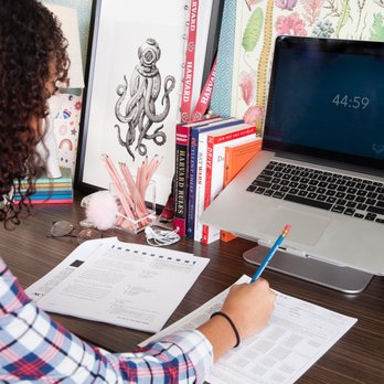 Compass Education Group - Student taking an online proctored practice test. - Test Preparation Near Me Compass Education Group - Student taking an online proctored practice test. - Test Preparation Near Me