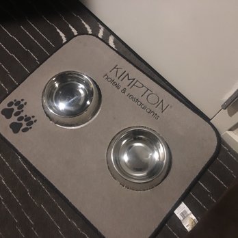 Kimpton Palomar Hotel Phoenix Cityscape - Pet friendly Hotel - bowls for food and water for your pets - Hotels Near Me - Phoenix, Arizona