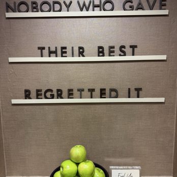 Omni Chicago Hotel - Entry to the gym and yes those are real apples - Hotels Near Me - Chicago, Illinois