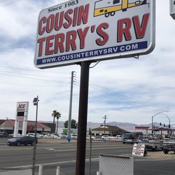 Cousin Terry's RV Sales - Sign