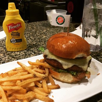 Silver Diner - Beyond Meat Baja Burger with fries - Diners Near Me - Baltimore, Maryland Silver Diner - Beyond Meat Baja Burger with fries - Diners Near Me - Baltimore, Maryland