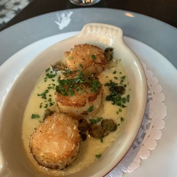 The Bicycle Thief - Seared scallops, almond panko crust, lemon caper pan sauce - Italian Near Me - Halifax, Nova Scotia The Bicycle Thief - Seared scallops, almond panko crust, lemon caper pan sauce - Italian Near Me - Halifax, Nova Scotia