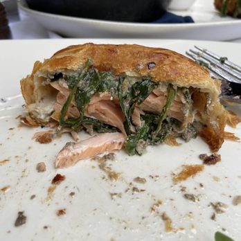 Atlantic Fish - Inside of Salmon Wellington (Mother's Day 2021 special) - Seafood Near Me - Boston, Massachusetts