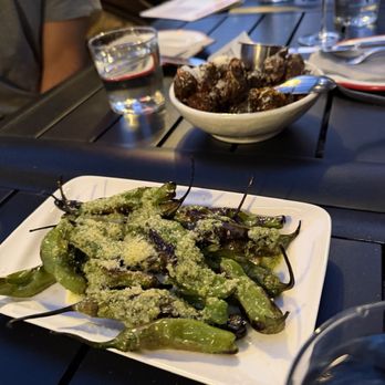 Pinsa Rossa - Shishito Peppers - Italian Near Me - San Francisco, California Pinsa Rossa - Shishito Peppers - Italian Near Me - San Francisco, California