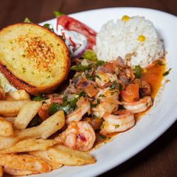 La Bonita Mexican Bar & Grill - Camarones/Shrimp Rancheros