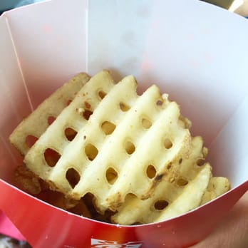 Chick-fil-A - Waffle Potato Fries, large - $2.09, large my ass, they filled it up HALF WAY!!! - Fast Food Near Me - Westminster, California Chick-fil-A - Waffle Potato Fries, large - $2.09, large my ass, they filled it up HALF WAY!!! - Fast Food Near Me - Westminster, California