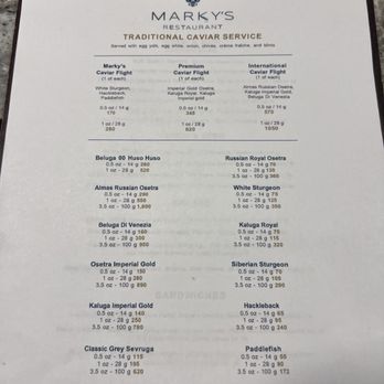 Marky's Caviar Lounge - Seafood Near Me - Hollywood, Florida