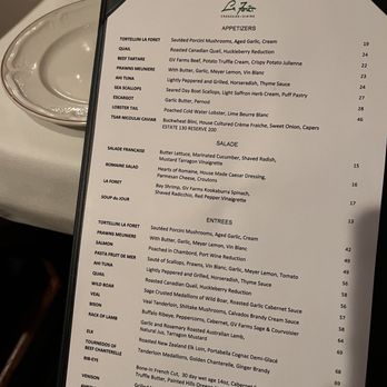 La Foret - Menu - French Near Me - San Jose, California La Foret - Menu - French Near Me - San Jose, California