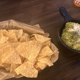 Guac and chips Guac and chips