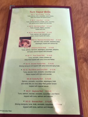 Menu photo 1 Nippon Thai Satellite Beach, FL
