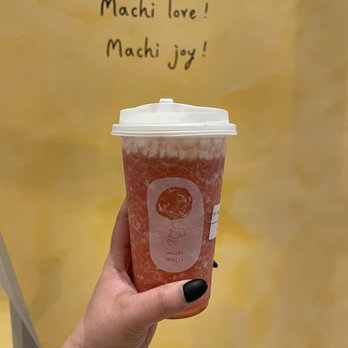 Machi Machi - Cheese foam strawberry slush - Bubble Tea Near Me - Markham, Ontario