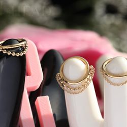 JuL Head Piercing - Chained seam rings are available in studio and JuLhead.com