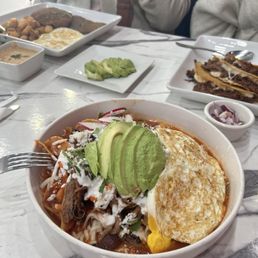 Chilaquiles! Quesabirria Tacos! Milanese County Friedsteak & Eggs! Chilaquiles! Quesabirria Tacos! Milanese County Friedsteak & Eggs!