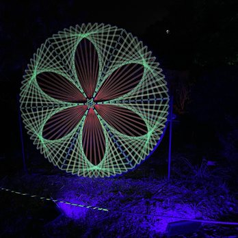 Lightscape San Diego - Art made special when listening to the music - Botanical Gardens Near Me - Encinitas, California