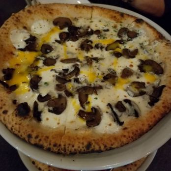 Brick Fire Tavern - Funghi pizza with added egg. Excellent! - Pizza Near Me - Honolulu, Hawaii Brick Fire Tavern - Funghi pizza with added egg. Excellent! - Pizza Near Me - Honolulu, Hawaii
