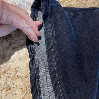 Rainbow Cleaners - The "Taylor" folded over the jeans and stitched them. I wish they would have just told me they don't have a seamstress. - Sewing & Alterations Near Me - Santa Clarita, California Rainbow Cleaners - The "Taylor" folded over the jeans and stitched them. I wish they would have just told me they don't have a seamstress. - Sewing & Alterations Near Me - Santa Clarita, California
