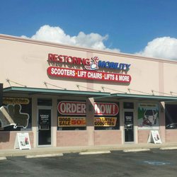 Restoring Mobility - Visit our new showroom to see our large selection of scooters, power chairs, lift chairs & more! (next to Buttermilk Cafe)