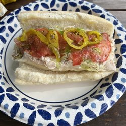 Ice Cream Works - The provolone and turkey sandwich