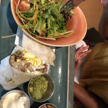 Herringbone Waikiki - Breakfast burrito with salad - Seafood Near Me - Honolulu, Hawaii Herringbone Waikiki - Breakfast burrito with salad - Seafood Near Me - Honolulu, Hawaii