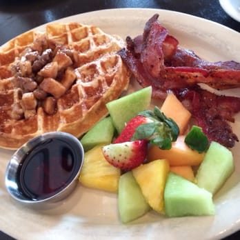 B Matthews Eatery - The waffle with apple & walnut chutney. Delicious! - New American Near Me - Savannah, Georgia B Matthews Eatery - The waffle with apple & walnut chutney. Delicious! - New American Near Me - Savannah, Georgia