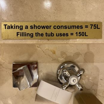 La Residencia - Shower and bath warnings for water use - Hotels Near Me - Deià, PM