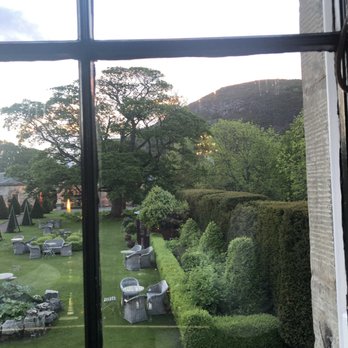 Rhubarb - View of the grounds from our table. Very beautiful place - Modern European Near Me - Edinburgh, EDH