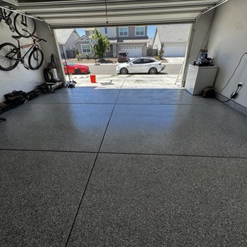 Prestigious Epoxy - Garage epoxy done by Prestigious Epoxy. - Flooring Near Me