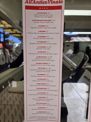 Menu photo 3 All'Antico Vinaio Los Angeles, CA