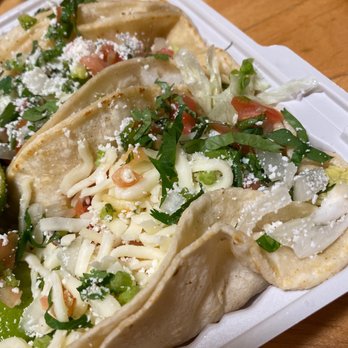 El Nuevo Azteca - two tacos in a styrofoam container - Mexican Near Me - Bronx, New York El Nuevo Azteca - two tacos in a styrofoam container - Mexican Near Me - Bronx, New York