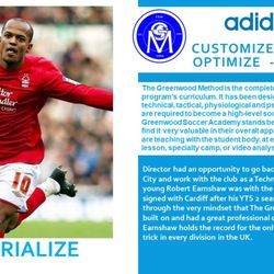 Clint Greenwood Soccer Academy - Robert Earnshaw Former Student at Clint Greenwood Soccer Academy in Cardiff, Wales UK