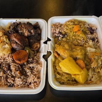 Irie Plates Restaurant & Bar - Brown stew chicken and curry chicken. - Caribbean Near Me - Winston-Salem, North Carolina Irie Plates Restaurant & Bar - Brown stew chicken and curry chicken. - Caribbean Near Me - Winston-Salem, North Carolina