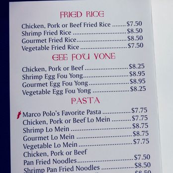 Wok & Rice - a menu for fried rice - Imported Food Near Me - San Angelo, Texas