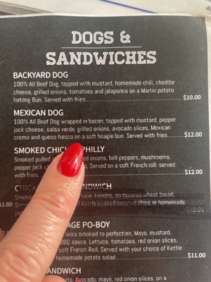 Menu photo 1 Backyard PATIO Bar & Grill Lake Jackson, TX
