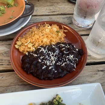 Mole Mexican Kitchen - Rice and refried black beans - Mexican Near Me - Sedona, Arizona