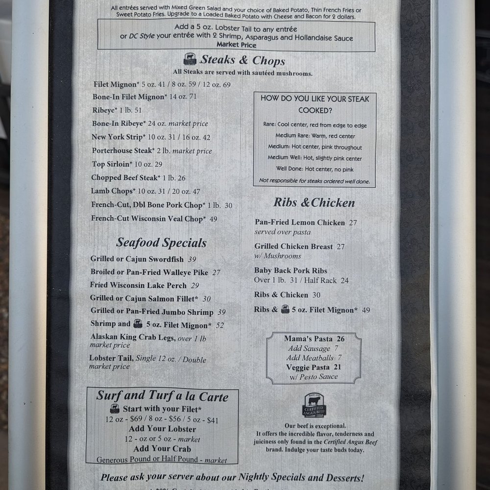 DC Steak House - Menu - Steakhouses Near Me - Chandler, Arizona DC Steak House - Menu - Steakhouses Near Me - Chandler, Arizona
